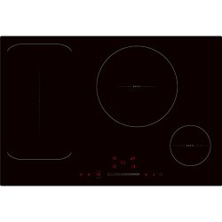Polo 77cm Black Glass Eurokera Induction Hob with Sensor Touch Controls (BIH7604)