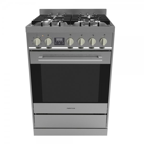 Parmco 60cm SS Freestanding Gas Hob & Electric Oven Cooker (FS600SG)