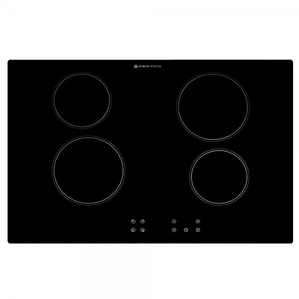 Parmco 75cm Frameless Black 4 Zone Ceramic Hob with Touch Controls (HX-2-75NF-CER-T)