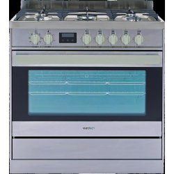 Eurotech 90cm Gas Hob/Electric Oven Freestanding Cooker (ED-EUROGE90SS)