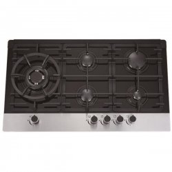 POLO 90cm Built In Tempered Glass Gas Hob with Italian SABAF Burners (G5807GCP)