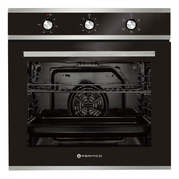 Parmco 60cm Stainless Steel 76L 5 Function Oven (OX7-2-6S-5-1)