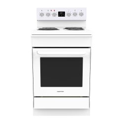 Parmco 60cm White Freestanding Electric Radiant Coil Elements Cooker (FS60WR8)