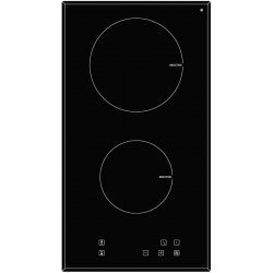 Eurotech 30cm Black 2 Zone Bevelled Edge Induction Cooktop with Sensor Touch Controls (ED-IC302)