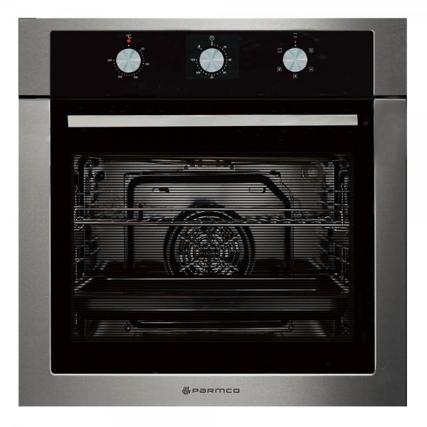 Parmco 60cm 76L Stainless Steel 5 Function Built-In Oven (OX7-3-6S-5-1)
