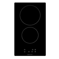 Parmco 30cm Black 2 Zone Ceramic Domino Hob with Touch Controls (HX-2-2NF-CER-T)
