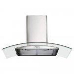 Parmco 90cm Curved Glass Stainless Steel Canopy Rangehood (T4-11GLA-9L)