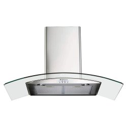 Parmco 90cm Curved Glass Stainless Steel Canopy Rangehood (T4-11GLA-9L)